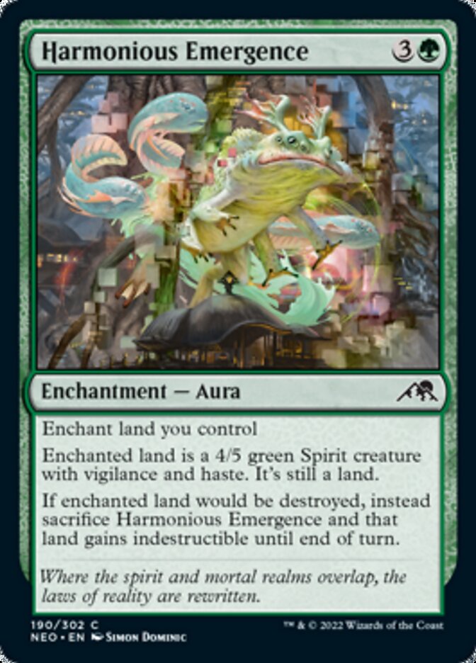 Harmonious Emergence [Kamigawa: Neon Dynasty] MTG Single Magic: The Gathering    | Red Claw Gaming