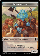 Shapeshifter (0004) // Copy Double-Sided Token [Modern Horizons 3 Commander Tokens] MTG Single Magic: The Gathering | Red Claw Gaming