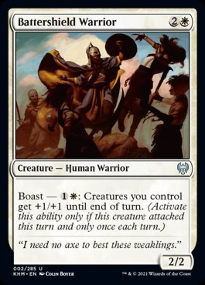 Battershield Warrior [Kaldheim] MTG Single Magic: The Gathering | Red Claw Gaming