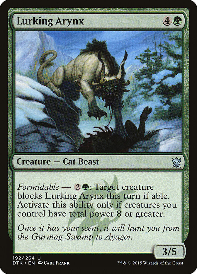 Lurking Arynx [Dragons of Tarkir] MTG Single Magic: The Gathering | Red Claw Gaming