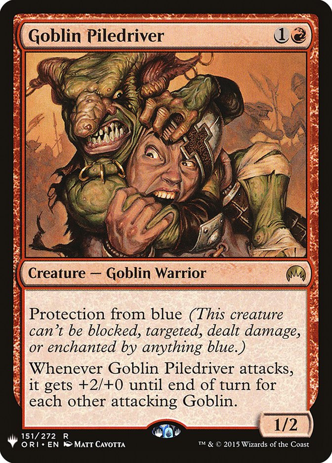 Goblin Piledriver [Mystery Booster] MTG Single Magic: The Gathering | Red Claw Gaming