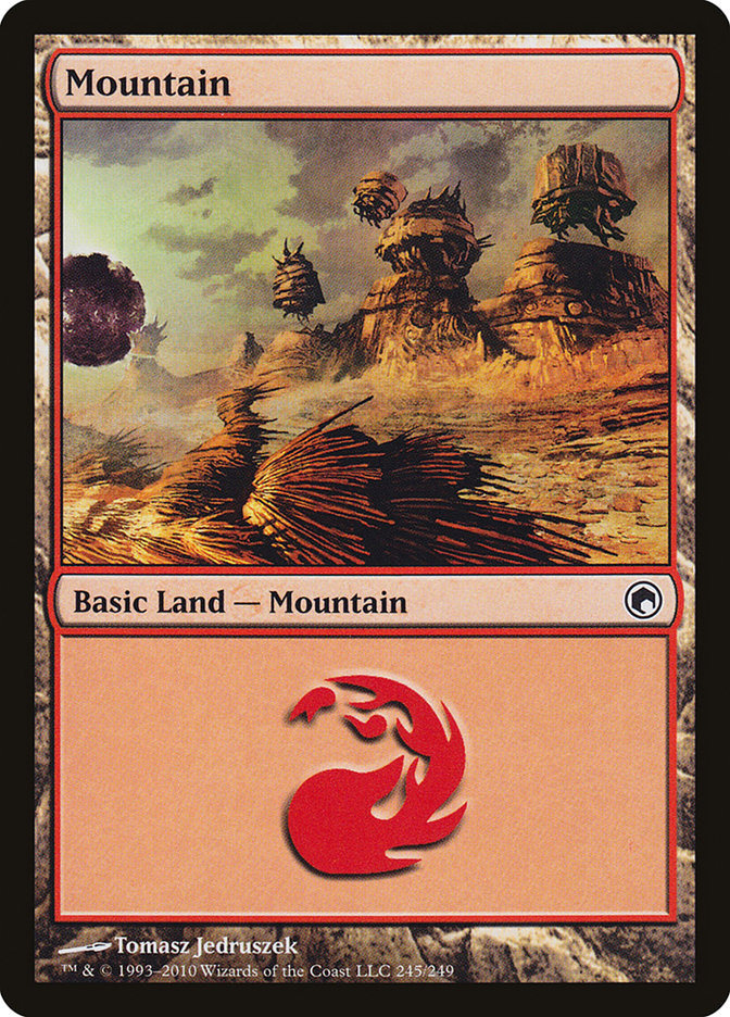 Mountain (245) [Scars of Mirrodin] MTG Single Magic: The Gathering | Red Claw Gaming