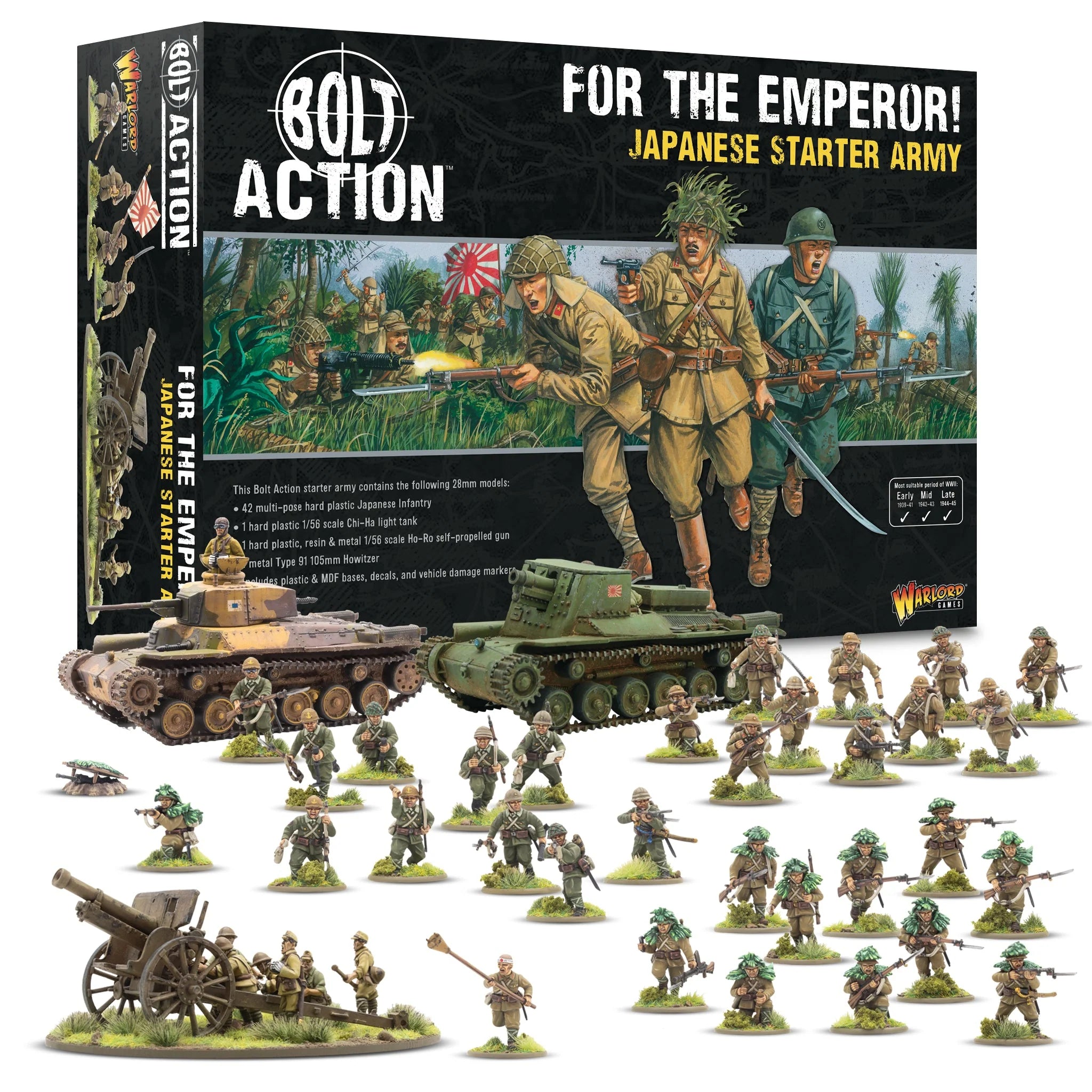 For the Emperor! Japanese starter army Bolt Action Warlord Games | Red Claw Gaming