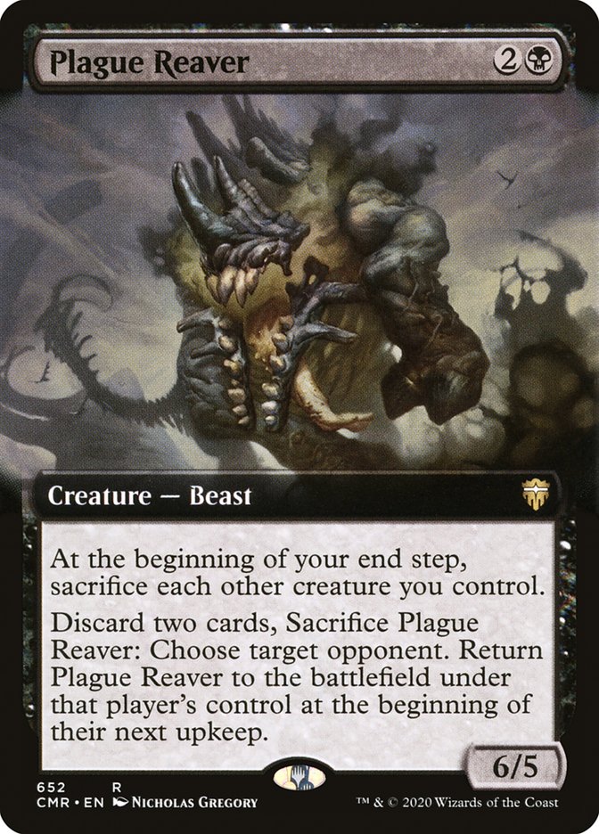 Plague Reaver (Extended Art) [Commander Legends] MTG Single Magic: The Gathering | Red Claw Gaming