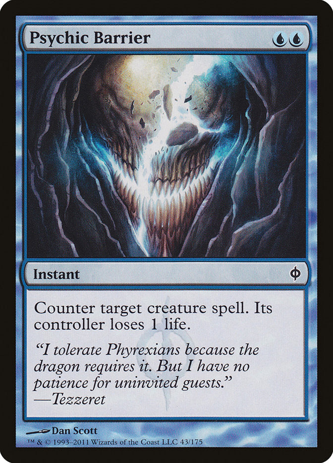 Psychic Barrier [New Phyrexia] MTG Single Magic: The Gathering | Red Claw Gaming