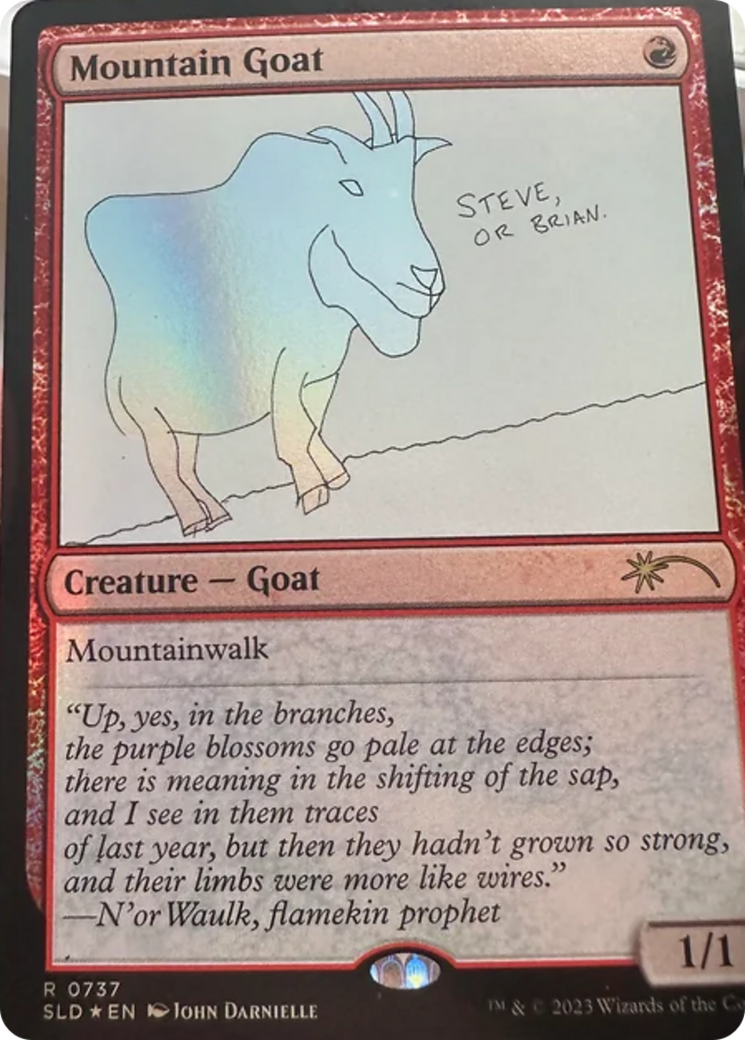 Mountain Goat [Secret Lair Drop Series] MTG Single Magic: The Gathering | Red Claw Gaming