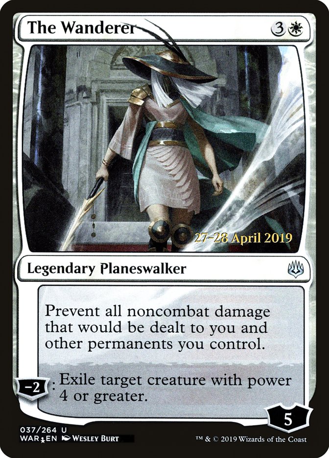 The Wanderer [War of the Spark Prerelease Promos] MTG Single Magic: The Gathering | Red Claw Gaming