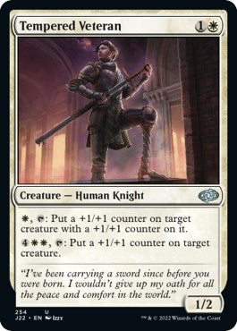 Tempered Veteran [Jumpstart 2022] MTG Single Magic: The Gathering | Red Claw Gaming