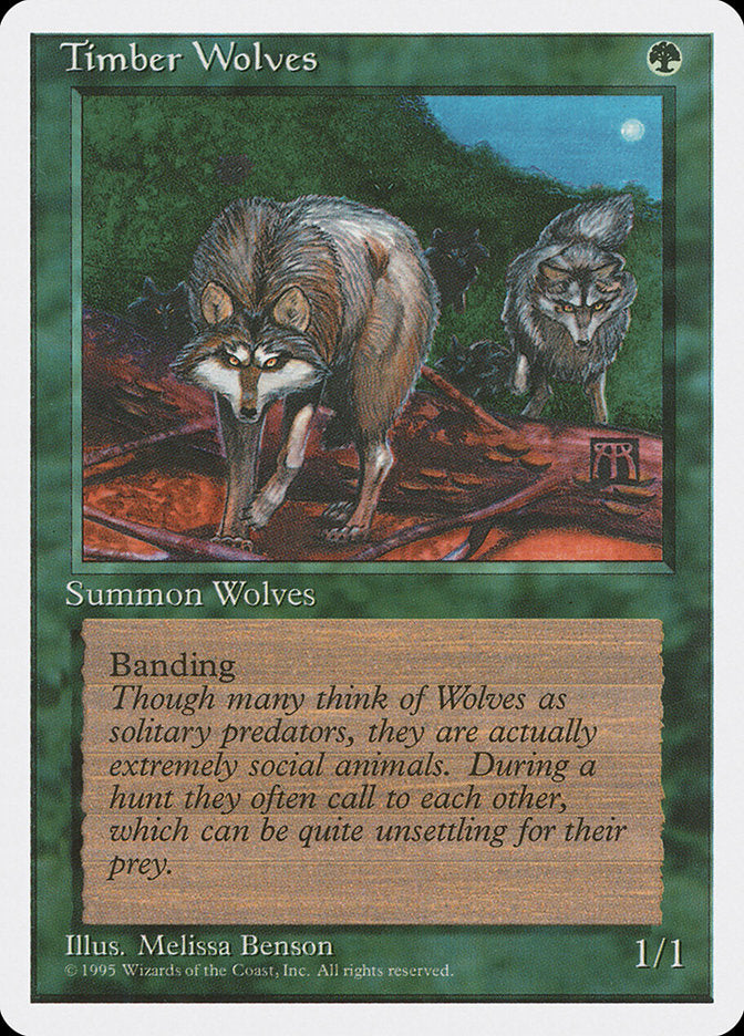 Timber Wolves [Fourth Edition] MTG Single Magic: The Gathering | Red Claw Gaming