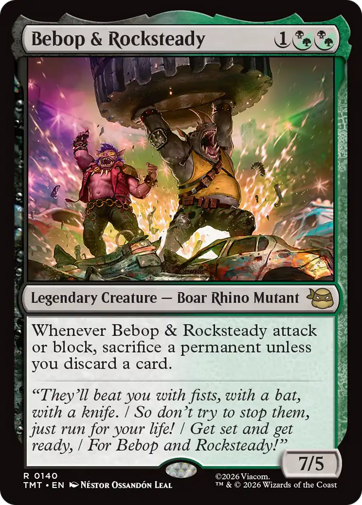 Bebop & Rocksteady [Teenage Mutant Ninja Turtles] MTG Single Magic: The Gathering | Red Claw Gaming
