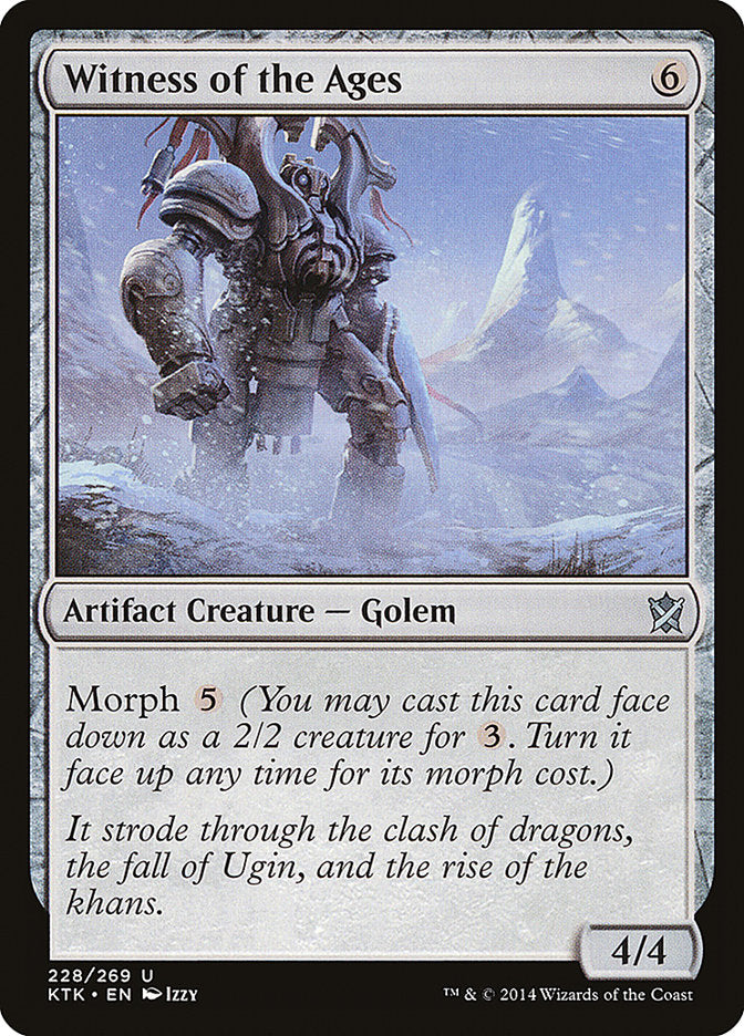 Witness of the Ages [Khans of Tarkir] MTG Single Magic: The Gathering | Red Claw Gaming