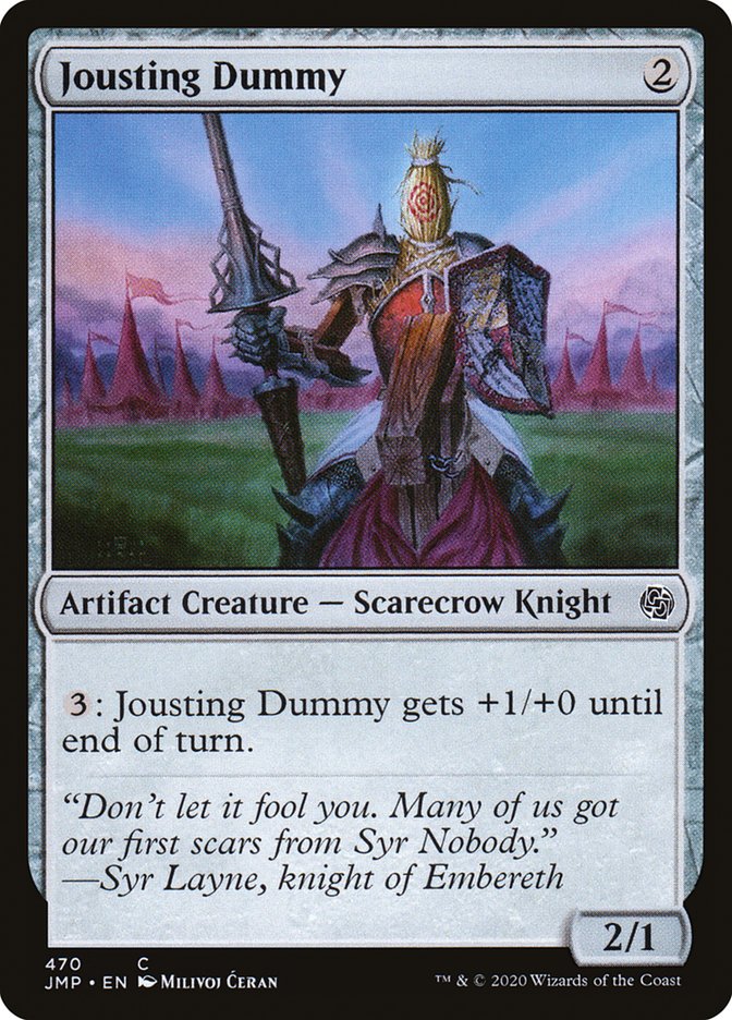 Jousting Dummy [Jumpstart] MTG Single Magic: The Gathering | Red Claw Gaming