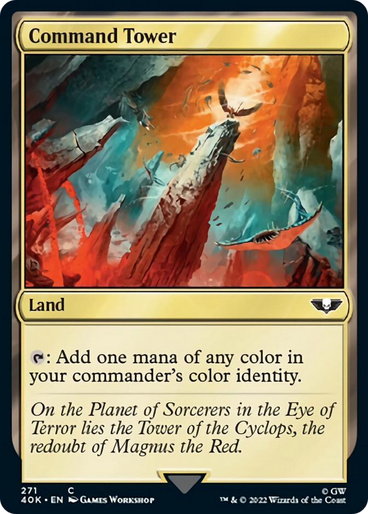 Command Tower (271) [Warhammer 40,000] MTG Single Magic: The Gathering | Red Claw Gaming
