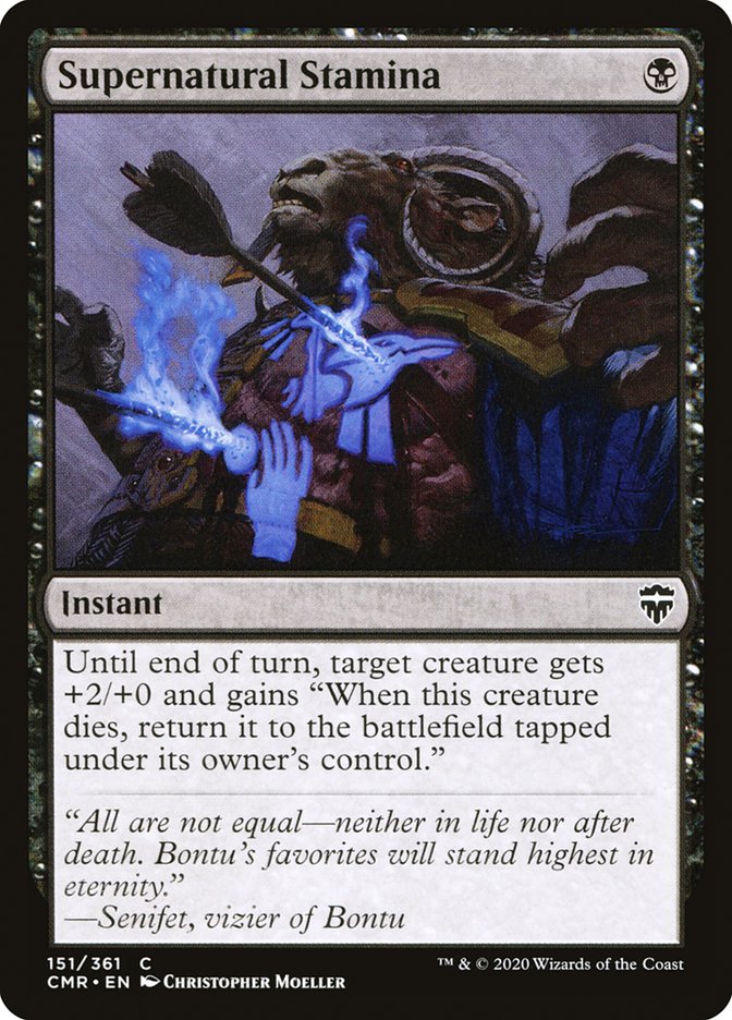 Supernatural Stamina [Commander Legends] MTG Single Magic: The Gathering | Red Claw Gaming