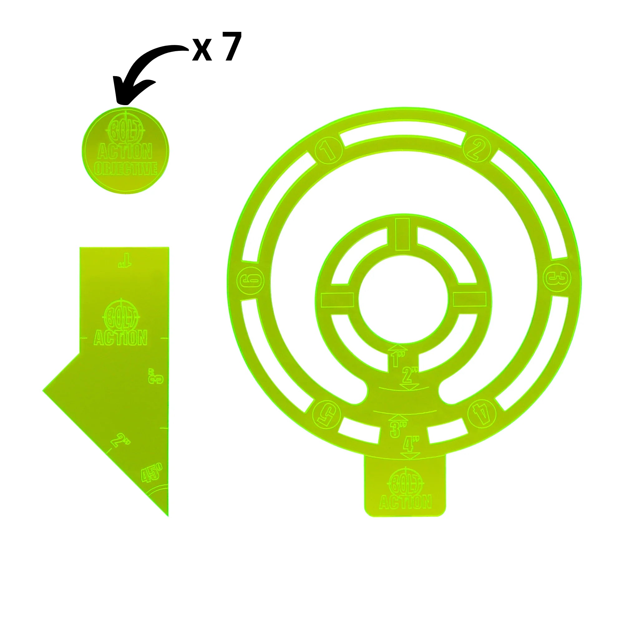 Bolt Action Acrylic Objectives and Templates Germany Warlord Games | Red Claw Gaming