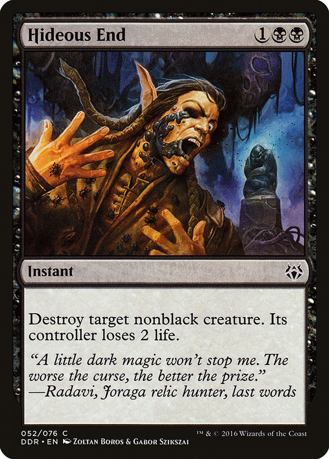 Hideous End [Duel Decks: Nissa vs. Ob Nixilis] MTG Single Magic: The Gathering | Red Claw Gaming