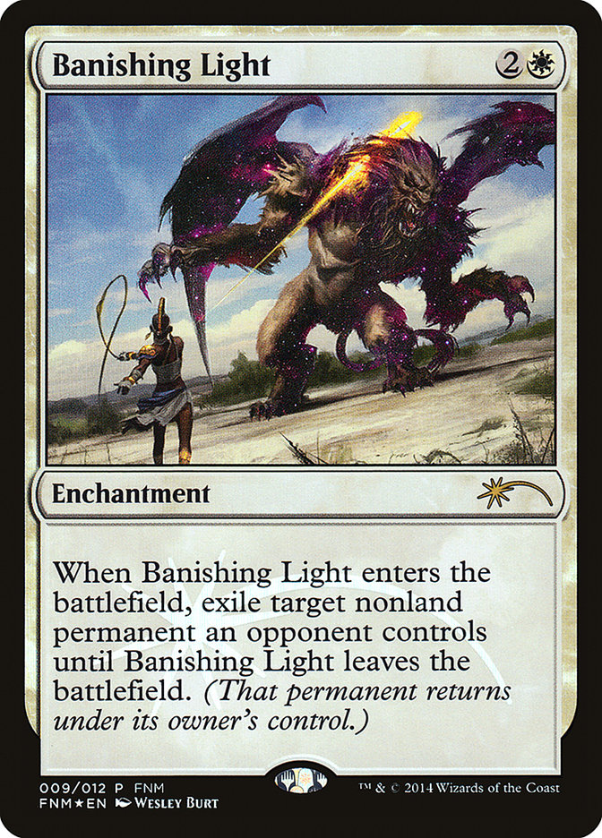 Banishing Light [Friday Night Magic 2014] MTG Single Magic: The Gathering | Red Claw Gaming