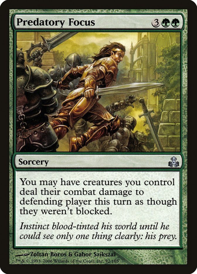 Predatory Focus [Guildpact] MTG Single Magic: The Gathering | Red Claw Gaming