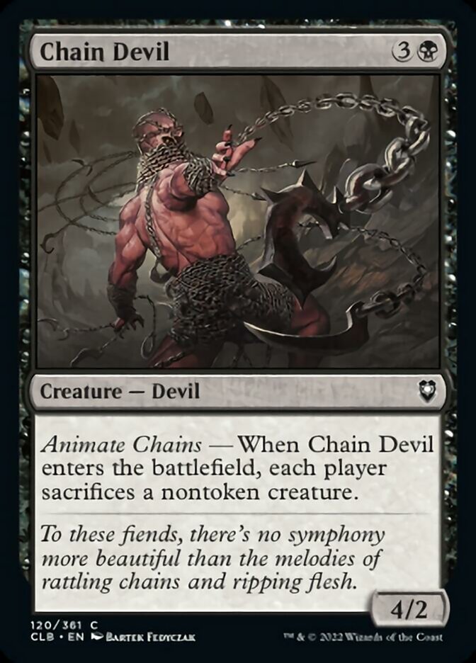 Chain Devil [Commander Legends: Battle for Baldur's Gate] MTG Single Magic: The Gathering | Red Claw Gaming