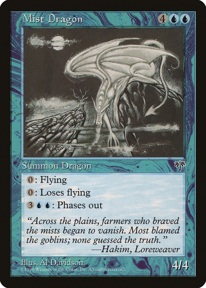 Mist Dragon [Mirage] MTG Single Magic: The Gathering | Red Claw Gaming