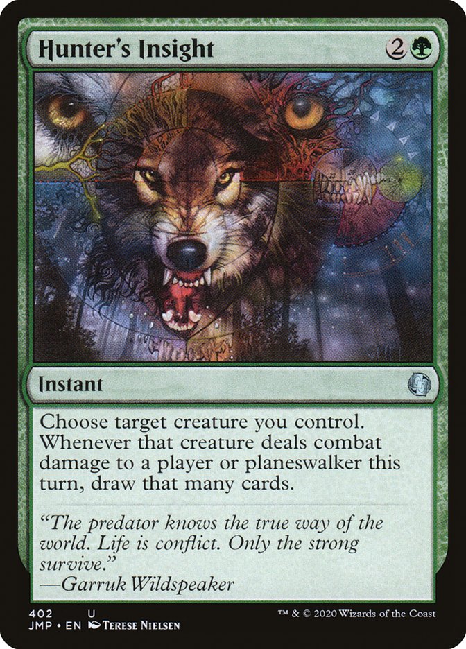 Hunter's Insight [Jumpstart] MTG Single Magic: The Gathering | Red Claw Gaming