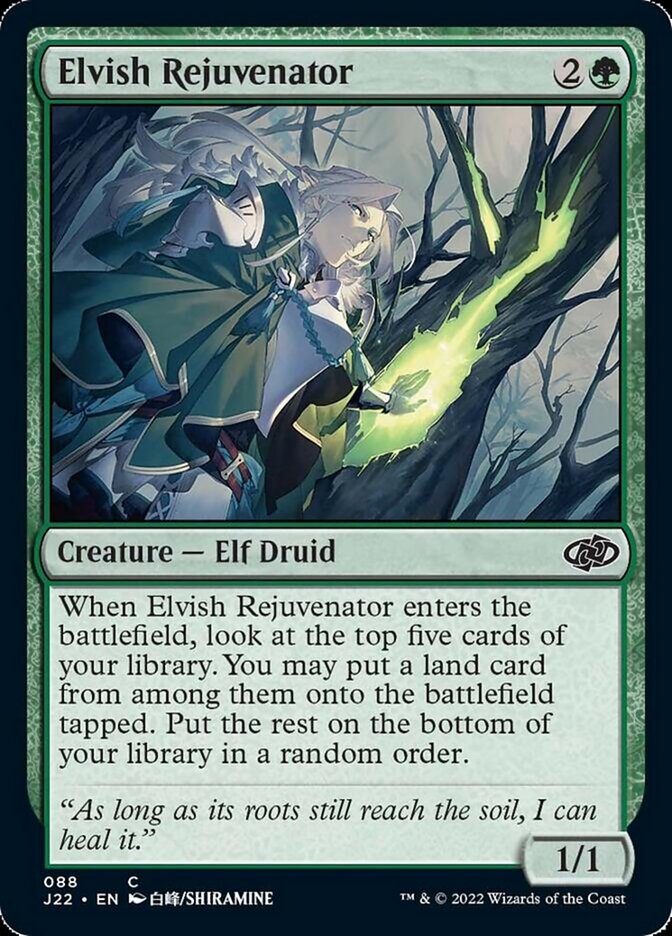 Elvish Rejuvenator [Jumpstart 2022] MTG Single Magic: The Gathering | Red Claw Gaming