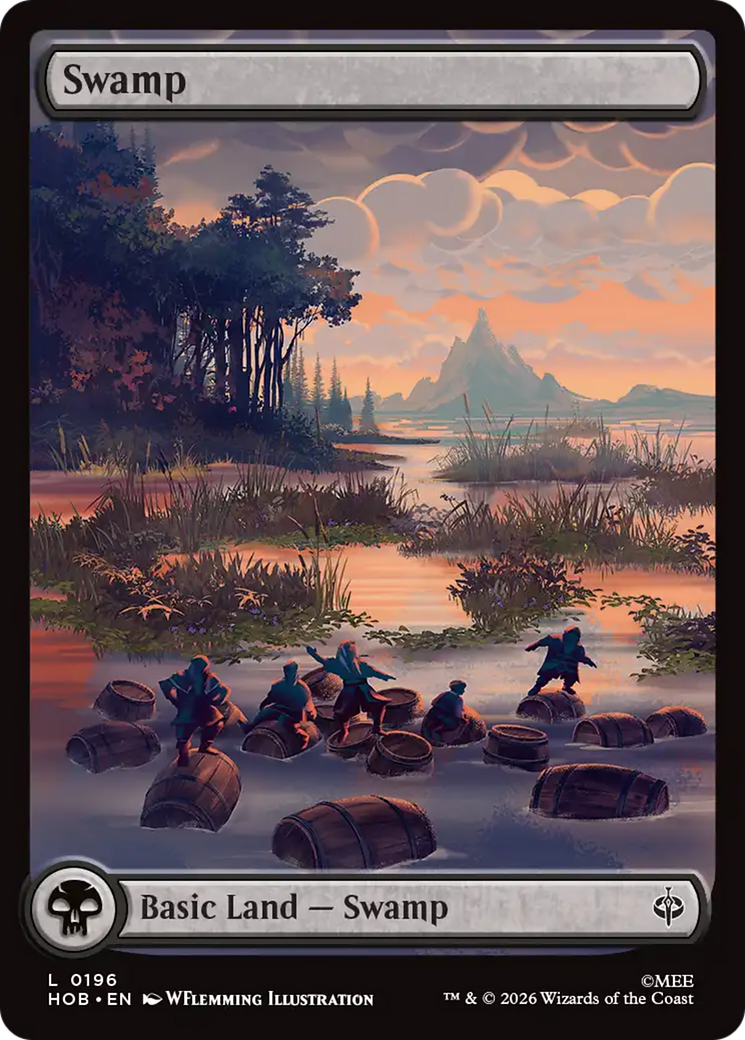 Swamp (0196) [The Hobbit] MTG Single Magic: The Gathering | Red Claw Gaming