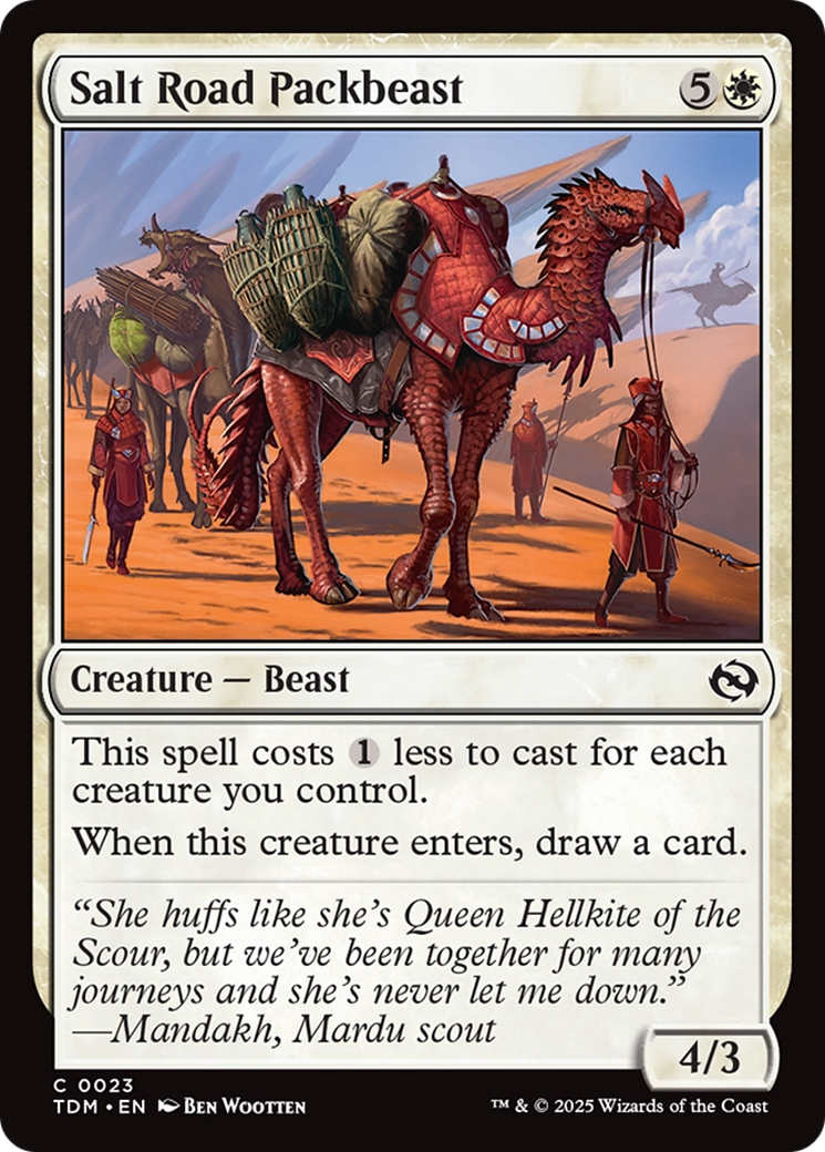 Salt Road Packbeast [Tarkir: Dragonstorm] MTG Single Magic: The Gathering | Red Claw Gaming