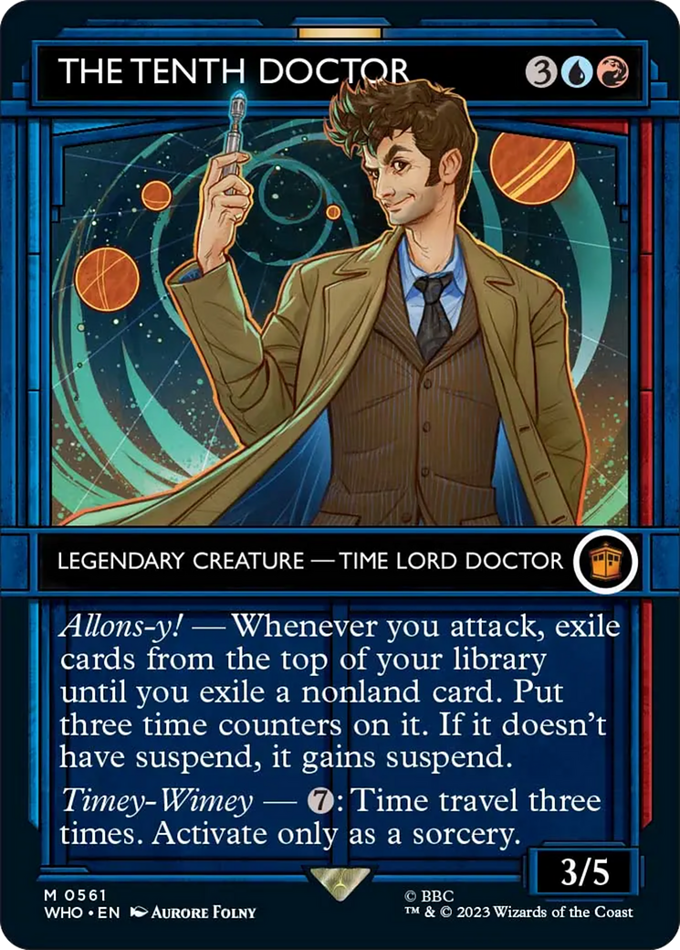 The Tenth Doctor (Showcase) [Doctor Who] MTG Single Magic: The Gathering | Red Claw Gaming