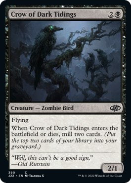 Crow of Dark Tidings [Jumpstart 2022] MTG Single Magic: The Gathering | Red Claw Gaming