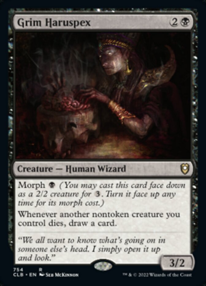 Grim Haruspex [Commander Legends: Battle for Baldur's Gate] MTG Single Magic: The Gathering | Red Claw Gaming