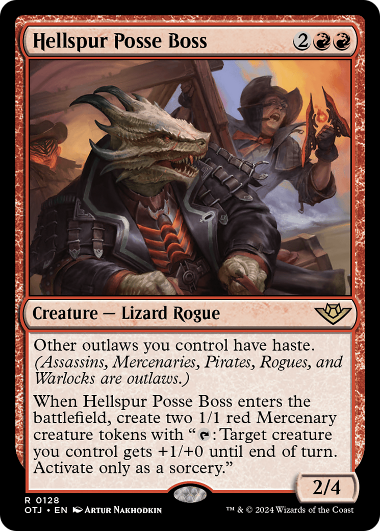Hellspur Posse Boss [Outlaws of Thunder Junction] MTG Single Magic: The Gathering | Red Claw Gaming