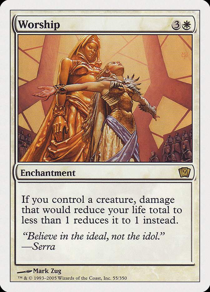 Worship [Ninth Edition] MTG Single Magic: The Gathering | Red Claw Gaming