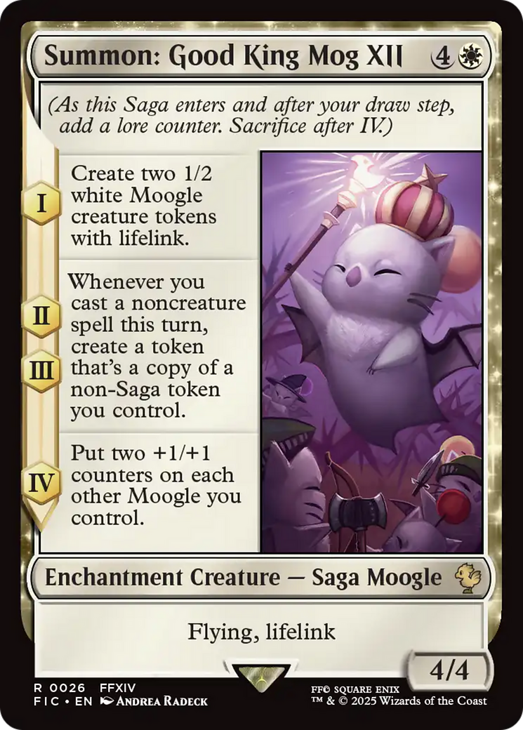 Summon: Good King Mog XII [FINAL FANTASY Commander] MTG Single Magic: The Gathering | Red Claw Gaming