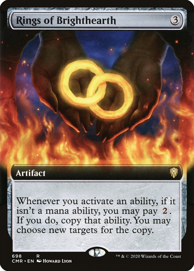 Rings of Brighthearth (Extended Art) [Commander Legends] MTG Single Magic: The Gathering | Red Claw Gaming
