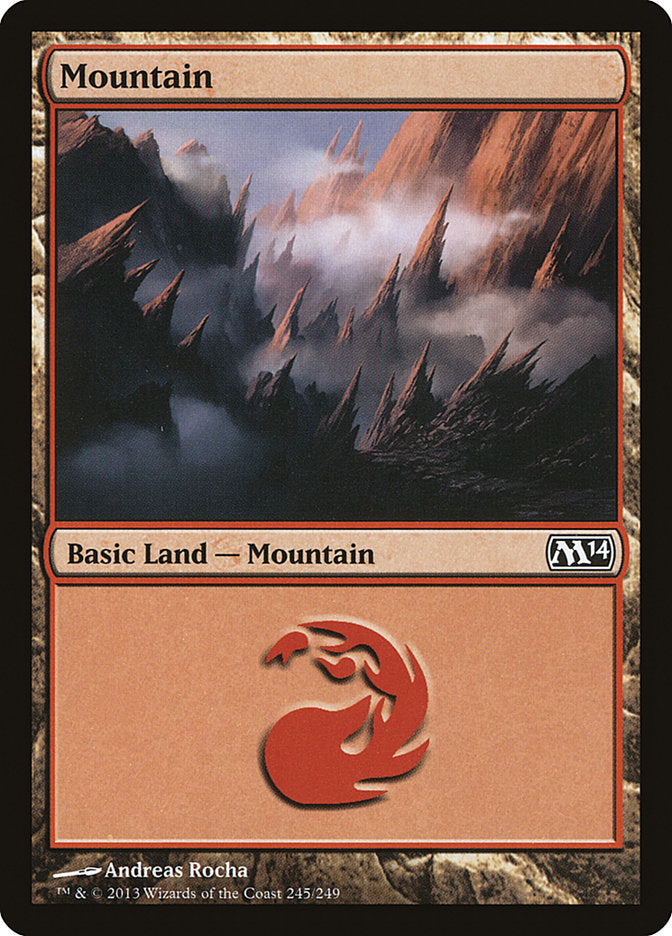 Mountain (245) [Magic 2014] MTG Single Magic: The Gathering | Red Claw Gaming