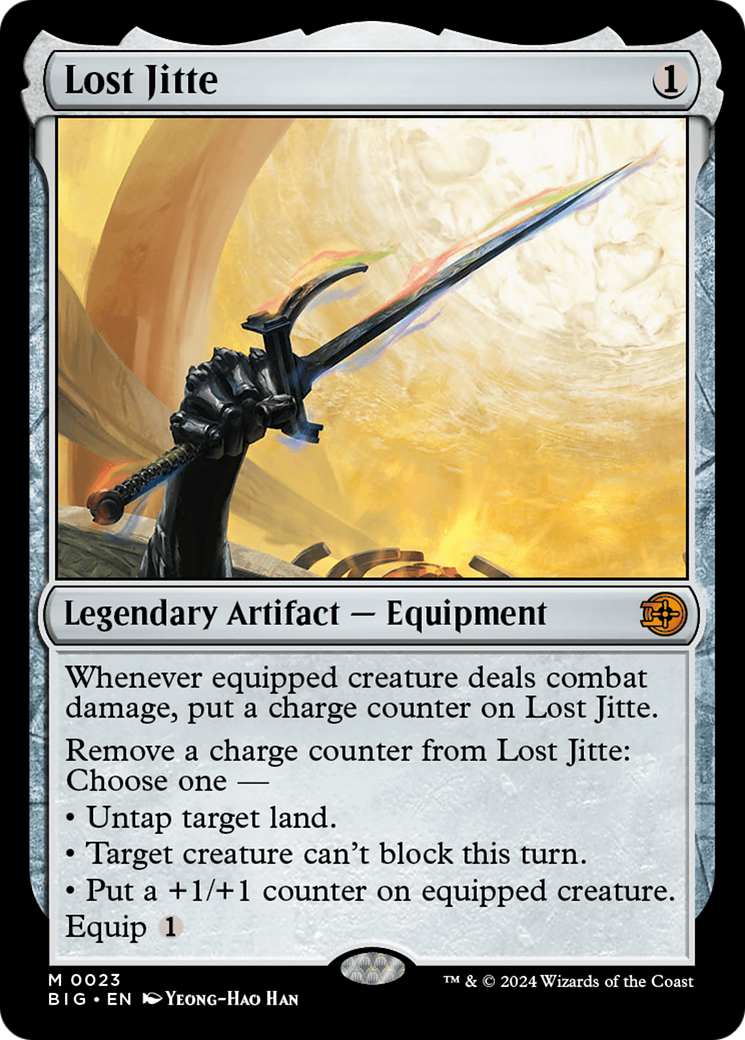 Lost Jitte [Outlaws of Thunder Junction: The Big Score] MTG Single Magic: The Gathering | Red Claw Gaming