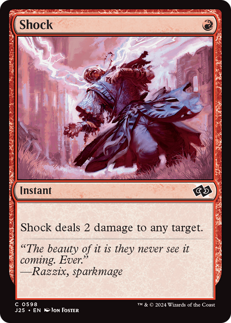 Shock [Foundations Jumpstart] MTG Single Magic: The Gathering | Red Claw Gaming