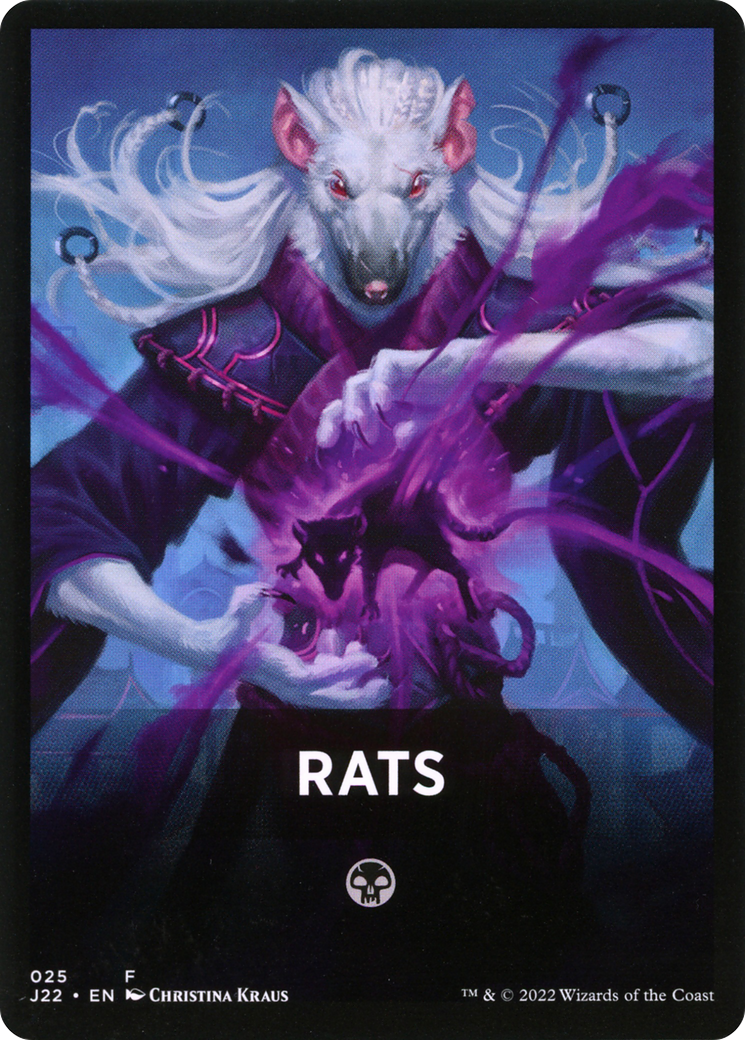 Rats Theme Card [Jumpstart 2022 Front Cards] MTG Single Magic: The Gathering | Red Claw Gaming