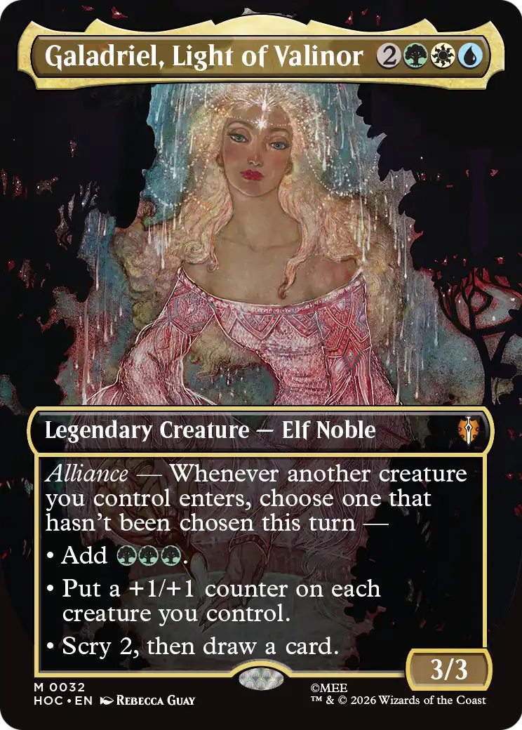 Galadriel, Light of Valinor (Borderless) [The Hobbit: Eternal-Legal] | Red Claw Gaming