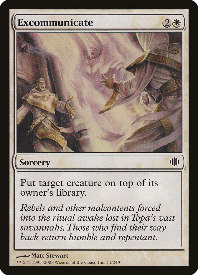 Excommunicate [Shards of Alara] MTG Single Magic: The Gathering | Red Claw Gaming