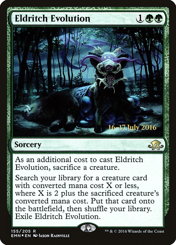 Eldritch Evolution [Eldritch Moon Prerelease Promos] MTG Single Magic: The Gathering | Red Claw Gaming