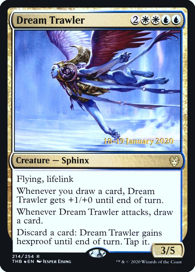 Dream Trawler [Theros Beyond Death Prerelease Promos] MTG Single Magic: The Gathering | Red Claw Gaming