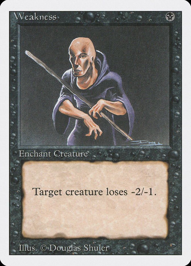 Weakness [Revised Edition] MTG Single Magic: The Gathering | Red Claw Gaming