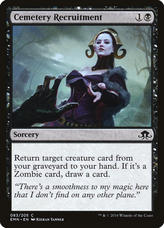 Cemetery Recruitment [Eldritch Moon] MTG Single Magic: The Gathering | Red Claw Gaming