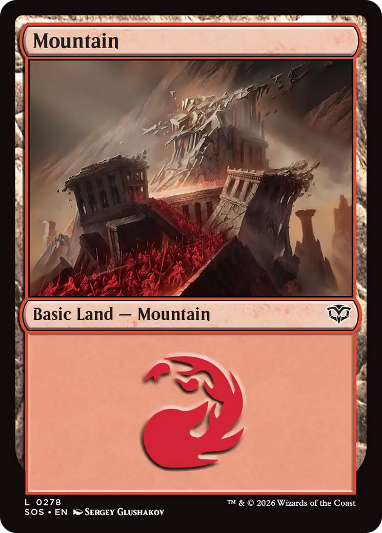 Mountain (0278) [Secrets of Strixhaven] MTG Single Magic: The Gathering | Red Claw Gaming