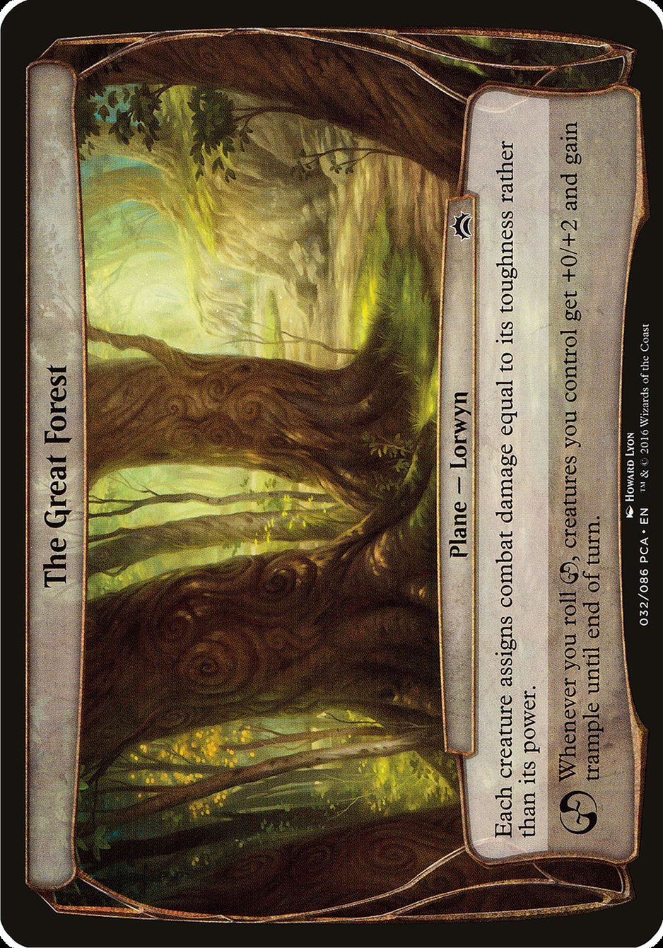 The Great Forest (Planes) [Planechase Anthology Planes] MTG Single Magic: The Gathering | Red Claw Gaming