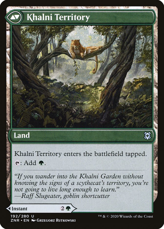 Khalni Ambush // Khalni Territory [Zendikar Rising] MTG Single Magic: The Gathering | Red Claw Gaming