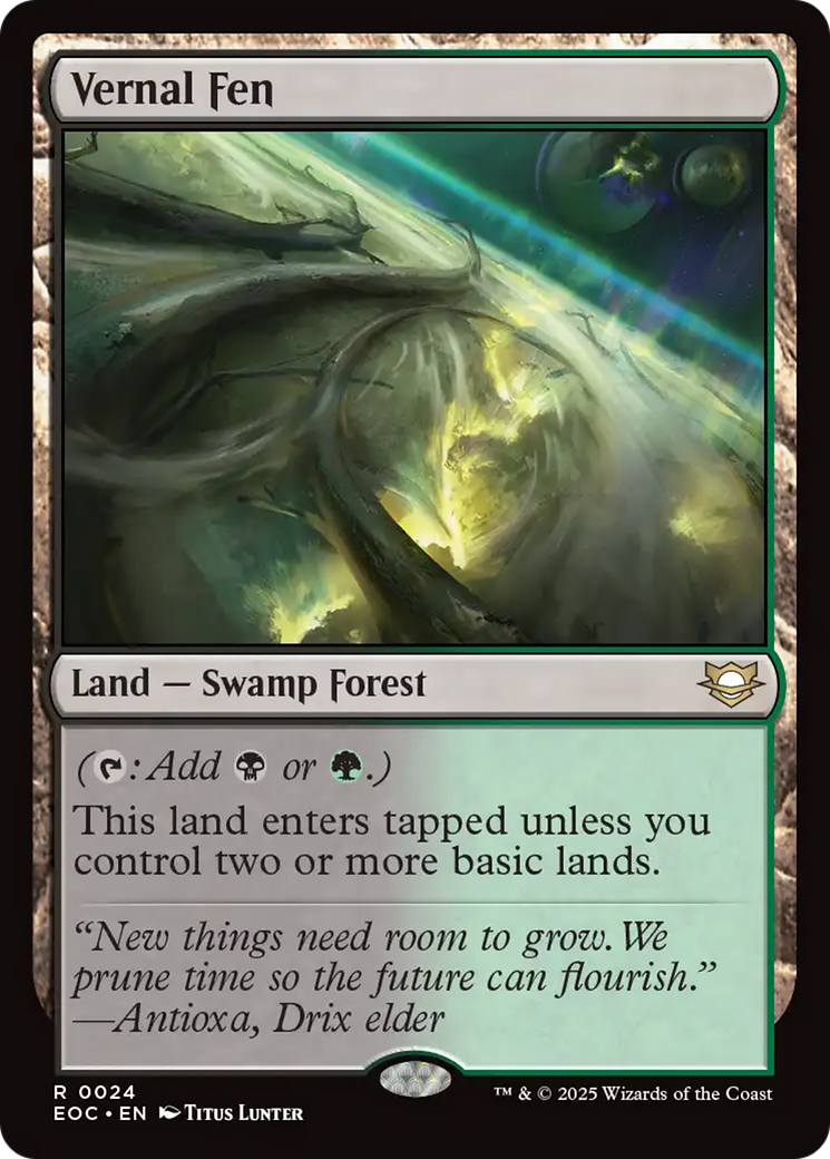 Vernal Fen [Edge of Eternities Commander] MTG Single Magic: The Gathering | Red Claw Gaming