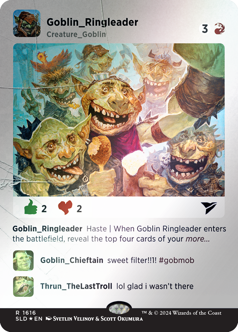 Goblin Ringleader (Rainbow Foil) [Secret Lair Drop Series] MTG Single Magic: The Gathering | Red Claw Gaming